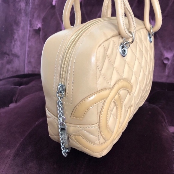 tan bowler bag